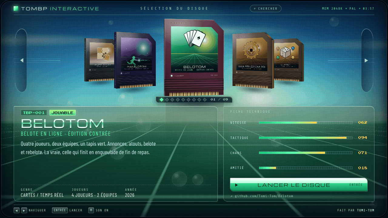 TOMBP Interactive — Arcade